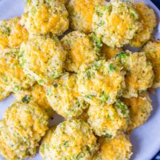 Cheesy Broccoli Rice Casserole Bites-image