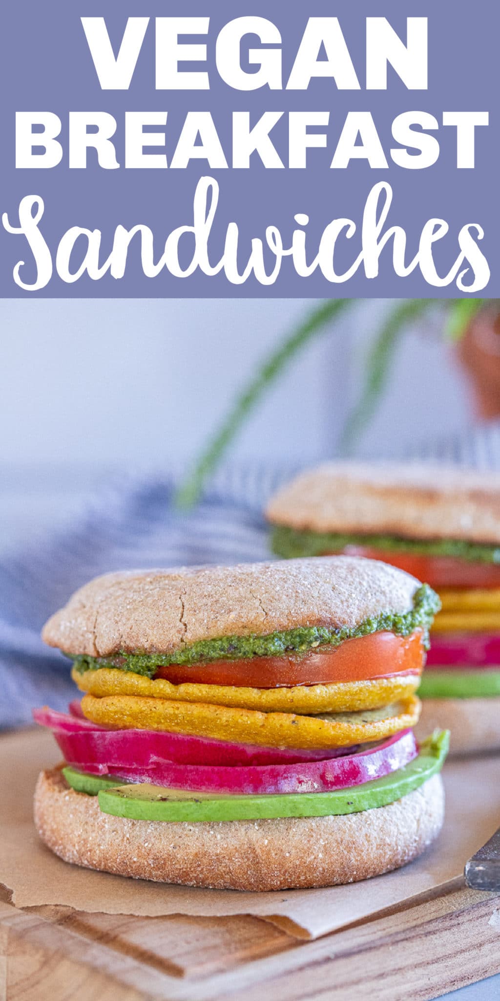 Vegan Breakfast Sandwiches - She Likes Food