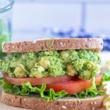 Avocado Pesto Chickpea Sandwiches-image
