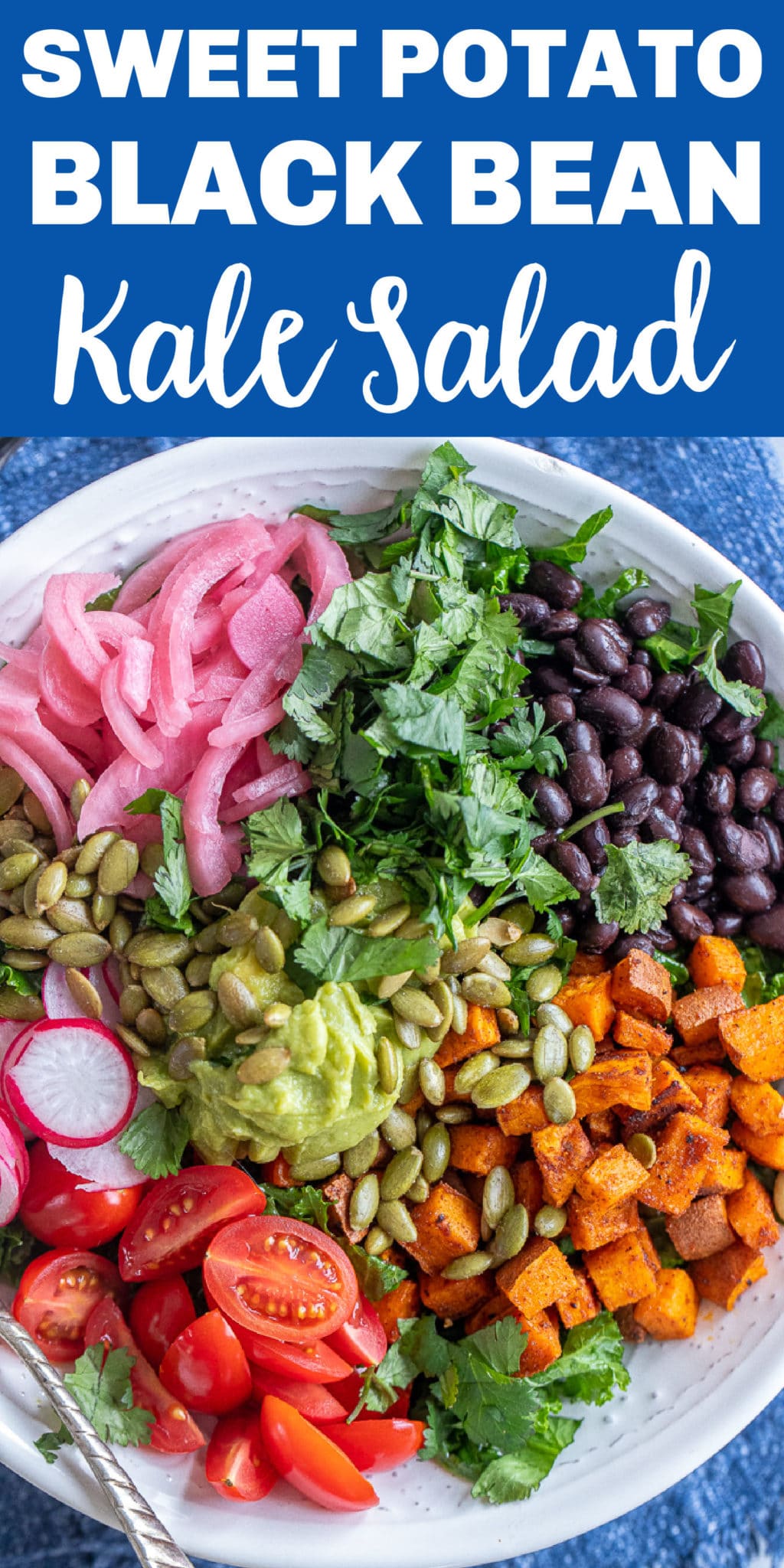 Roasted Sweet Potato and Black Bean Kale Salad She Likes Food