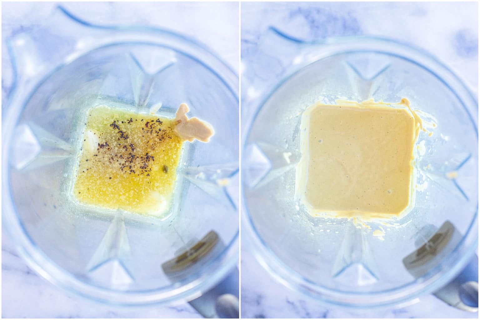 Vegan Caesar Dressing with Tahini She Likes Food