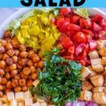 Vegetarian Grinder Salad - She Likes Food