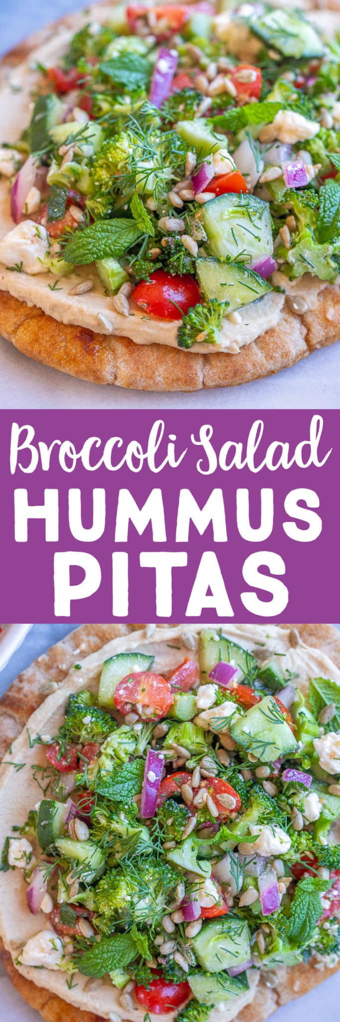 Broccoli Salad Hummus Pitas She Likes Food