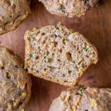 Zucchini Apple Carrot Muffins-image