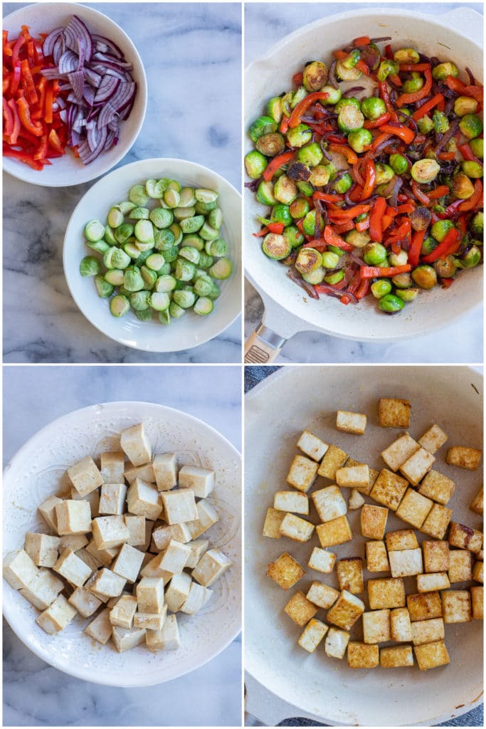 Balsamic Tofu with Vegetables - She Likes Food
