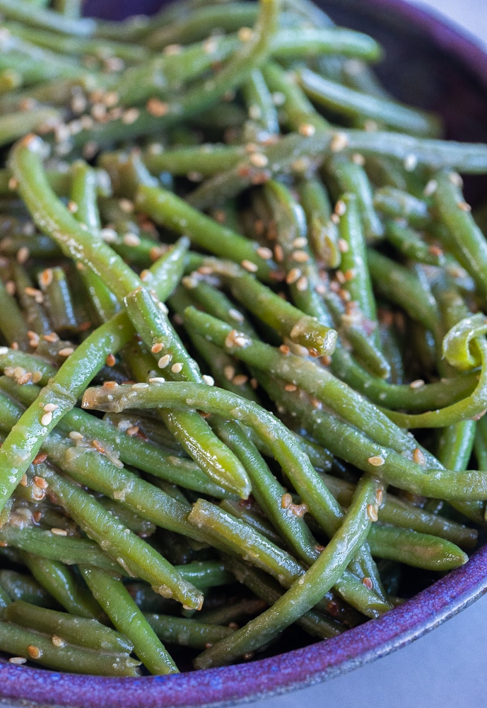 Miso Sesame Green Beans - She Likes Food