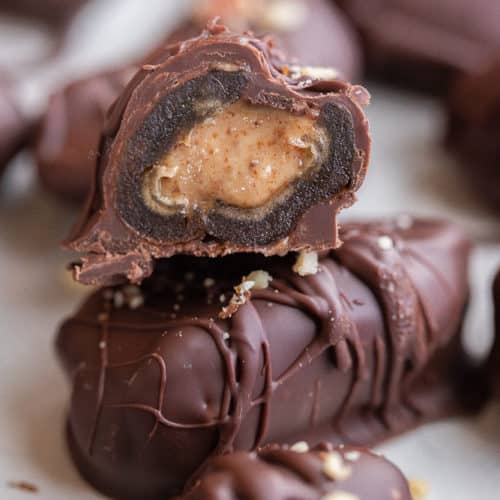 Chocolate Covered Smoky Almond Butter Stuffed Dates She Likes Food
