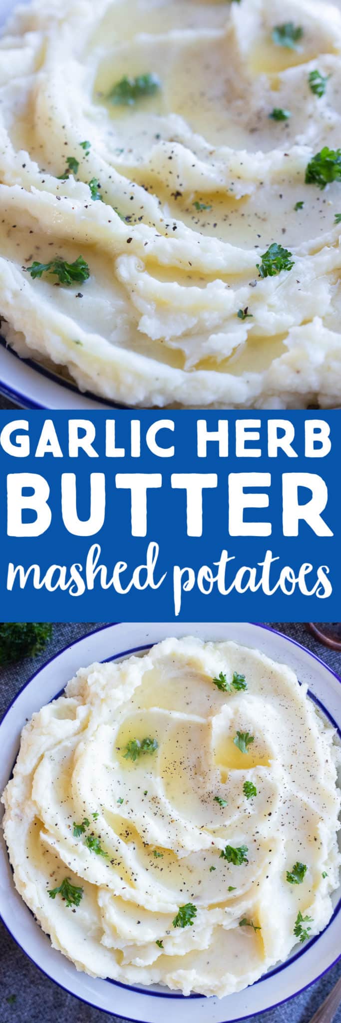 Garlic Herb Butter Mashed Potatoes She Likes Food