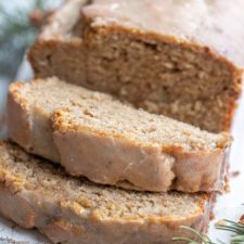 Glazed Eggnog Banana Bread-image
