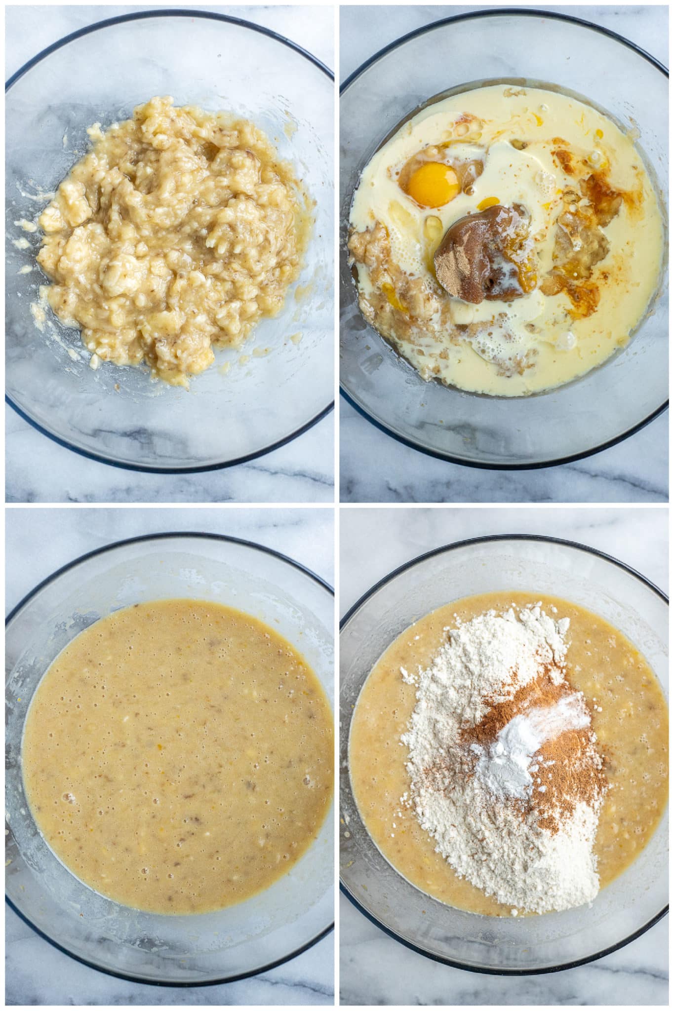 Glazed Eggnog Banana Bread One Bowl She Likes Food