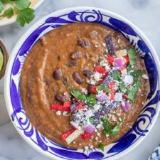Smoky Black Bean and Sweet Potato Soup-image