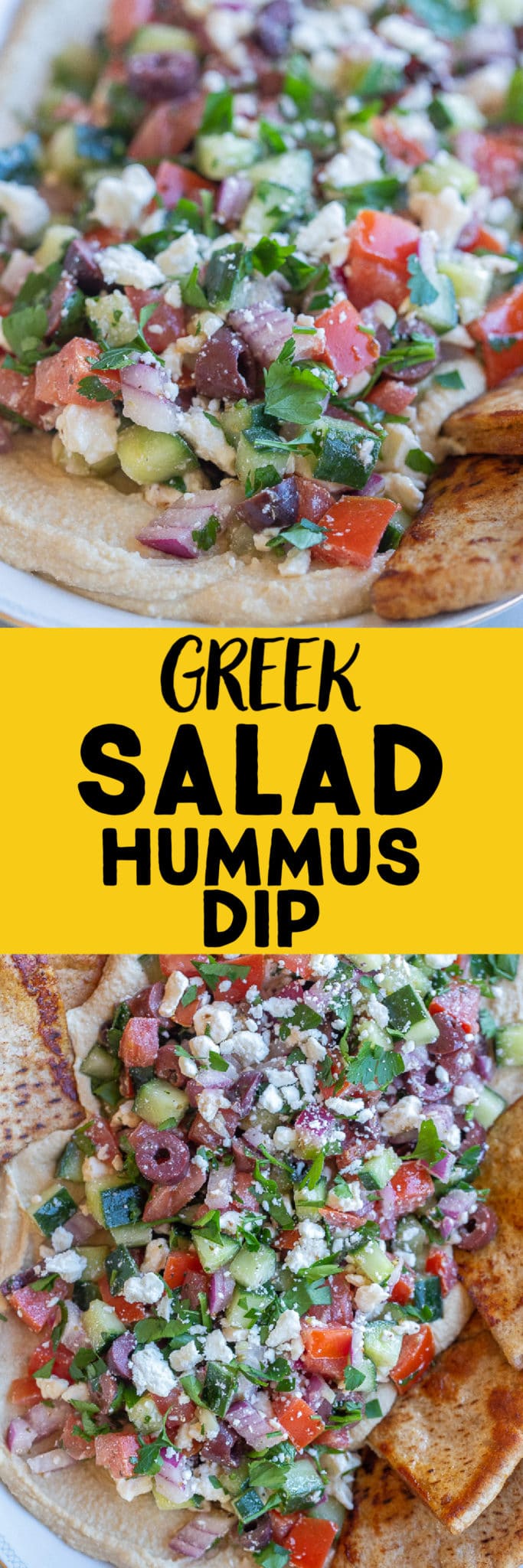 Greek Salad Hummus Dip She Likes Food