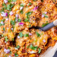 Vegetarian Stuffed Pepper Casserole with Soyrizo-image