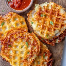 Cheesy Gnocchi Waffles-image
