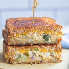 Chickpea Salad Melts (Vegetarian Tuna Melts)-image