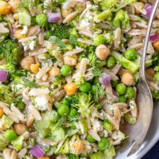 Lemon Dill Orzo Broccoli Salad-image