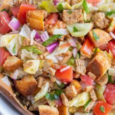 Vegan BLT Panzanella Salad-image