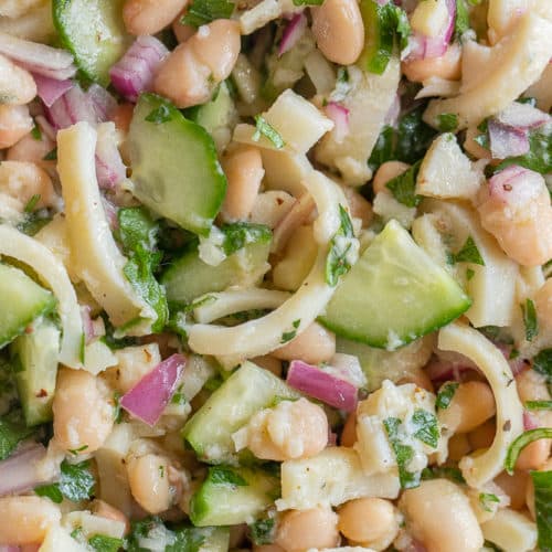 Lemony Hearts of Palm and White Bean Salad She Likes Food