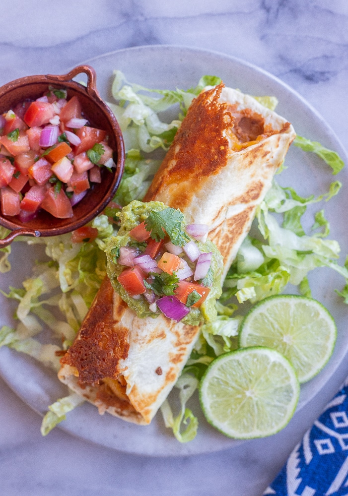 Crispy Rolled Bean and Cheese Burritos She Likes Food