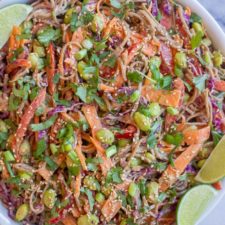 Peanut Soba Noodle Salad with Vegetables-image