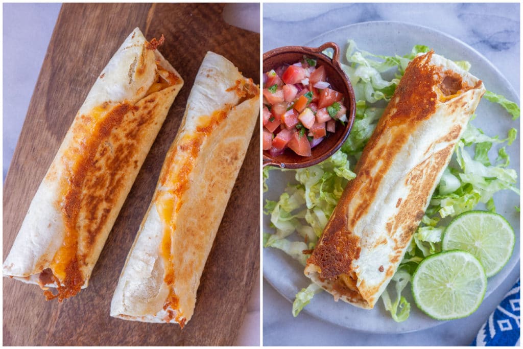 Crispy Rolled Bean and Cheese Burritos She Likes Food