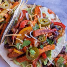 Sheet Pan Sweet Potato and Black Bean Fajitas-image