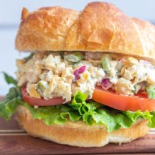 Vegetarian "Tuna" Salad Croissants-image