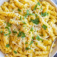 Creamy Golden Squash Pasta with Parmesan-image