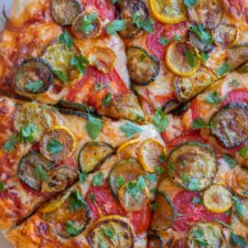 Summer Squash and Tomato Pizza-image