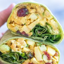 Curried Chickpea Salad Wraps-image