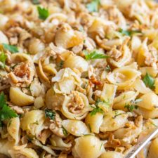 Fried Cabbage and Noodles with Tofu-image