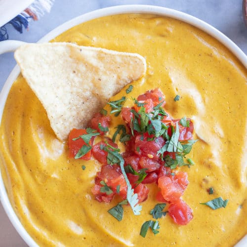 Vegan Pumpkin Queso Dip She Likes Food