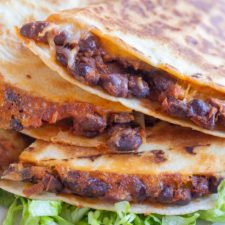 BBQ Black Bean Quesadillas