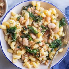 Kale and White Bean Pasta with Parmesan-image