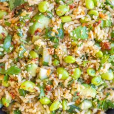 Cucumber Edamame Rice Salad-image