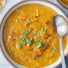 Smoky Vegetarian Split Pea Soup-image