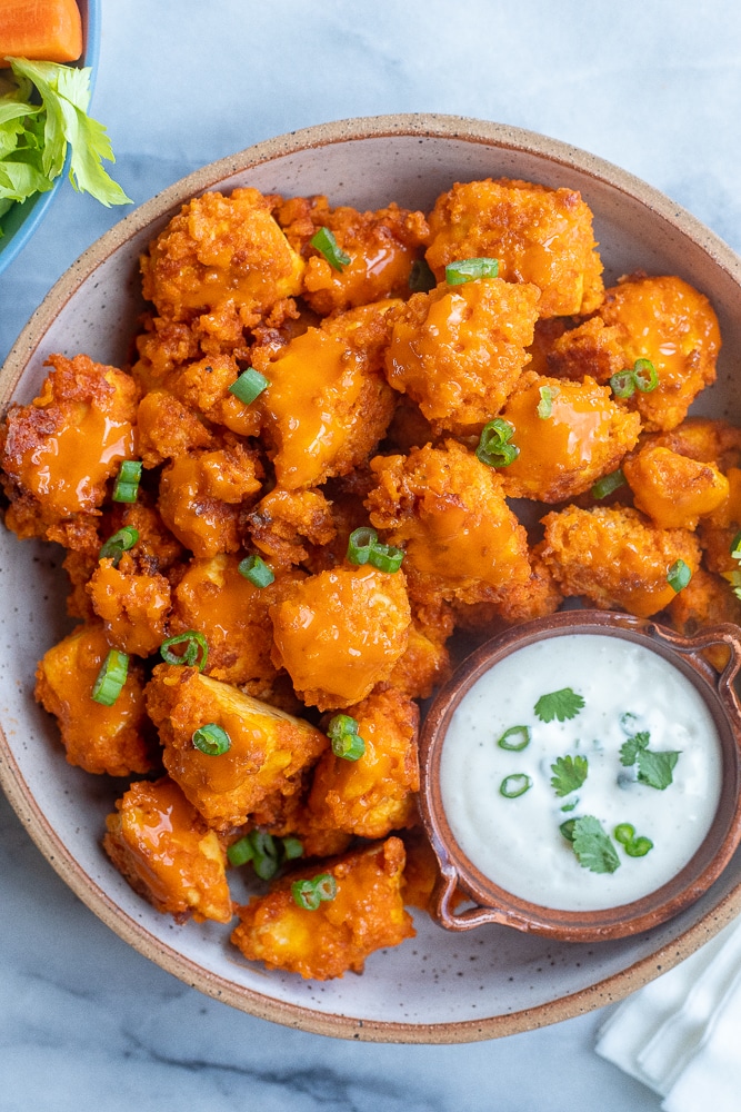 Vegan Buffalo Tofu Wings She Likes Food
