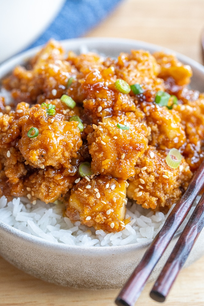 Crispy Honey-Garlic Tofu – She Likes Meals