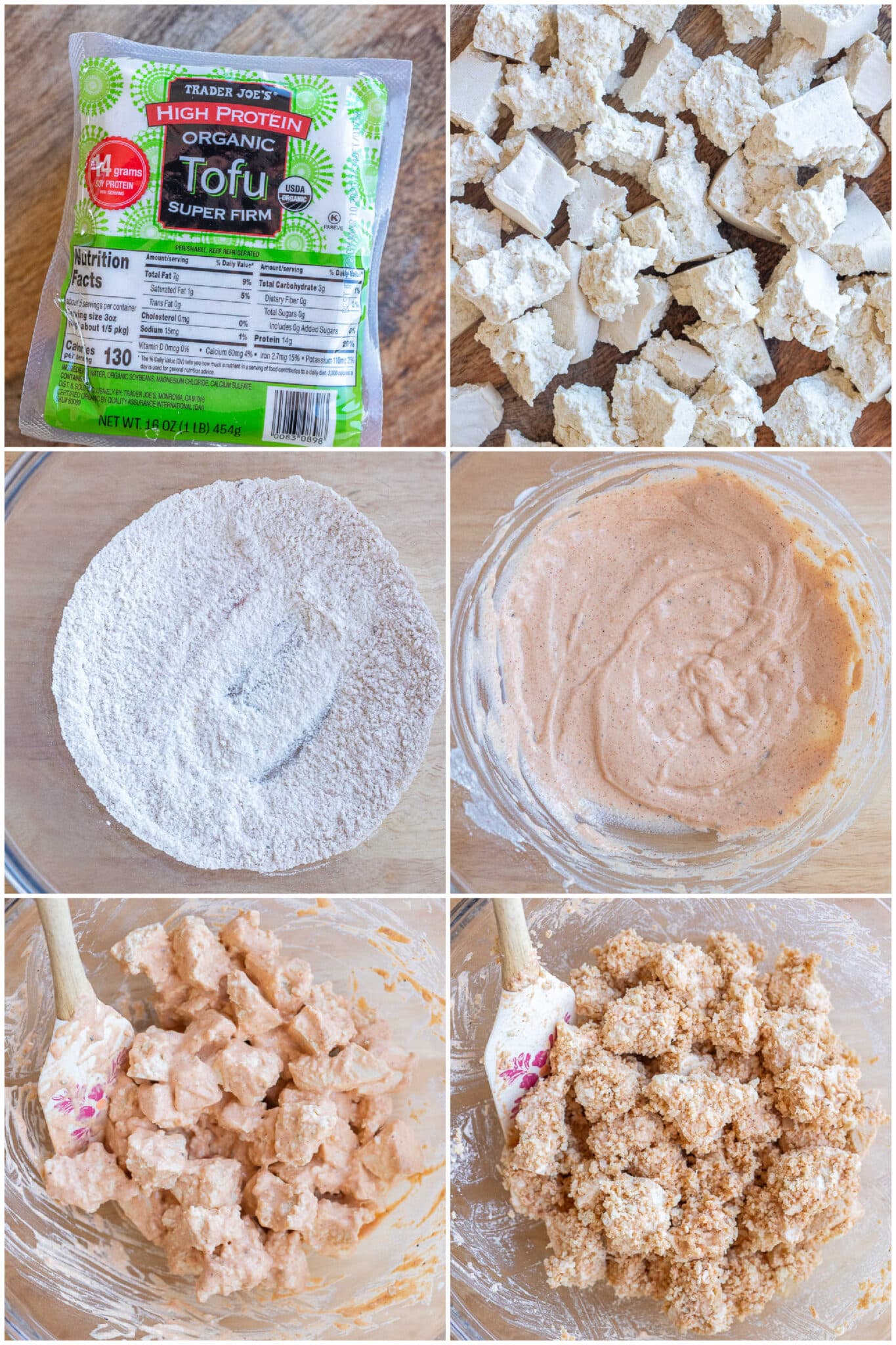 showing how to make this easy honey garlic tofu recipe