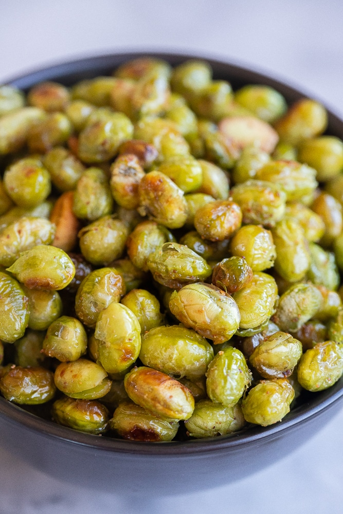 Home made Crispy Roasted Edamame – She Likes Meals