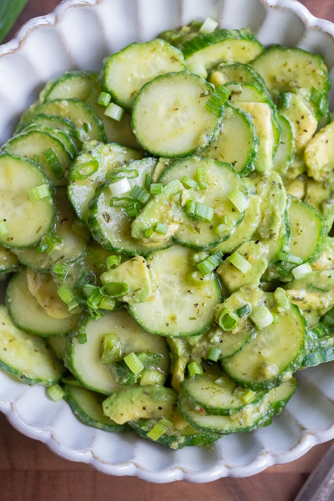 Favourite Avocado Cucumber Salad Recipe