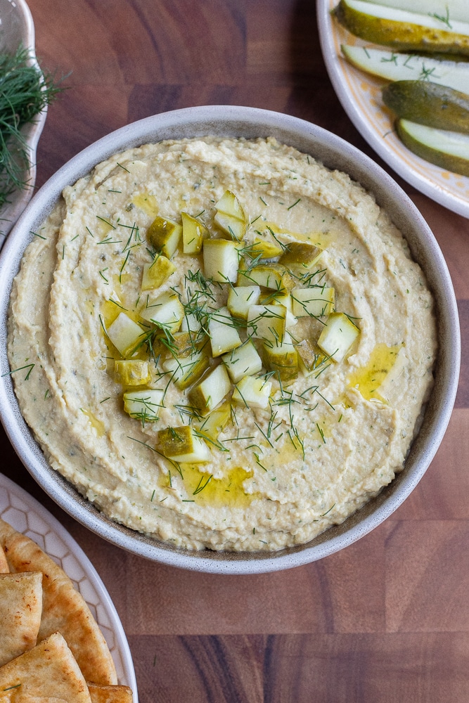 Dill Pickle Hummus – She Likes Meals