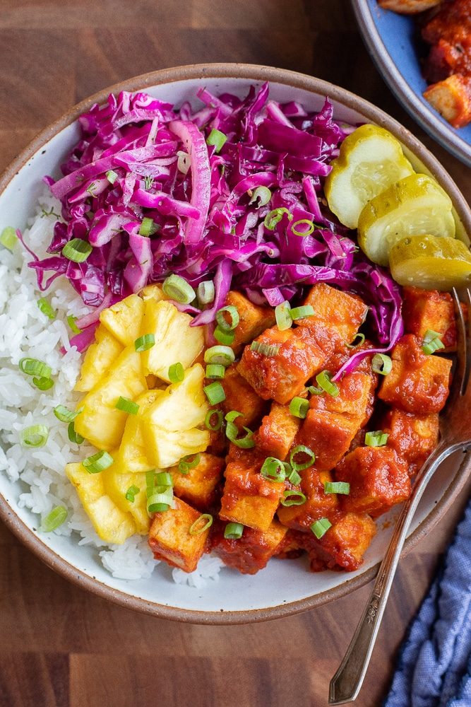 BBQ Tofu Bowls – She Likes Meals