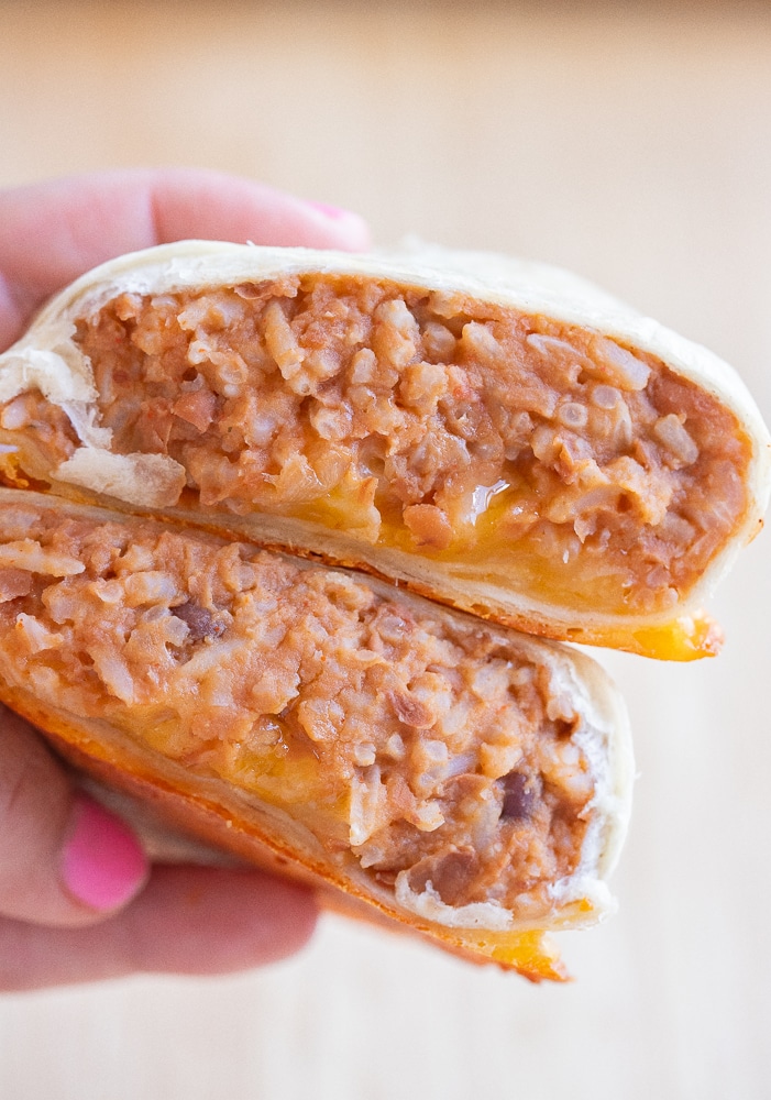Tacky Bean and Rice Burritos
