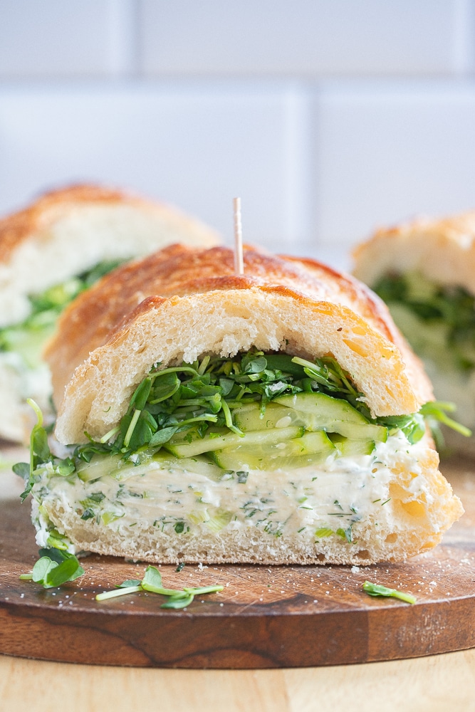 Refreshing Cream Cheese and Cucumber Sandwiches