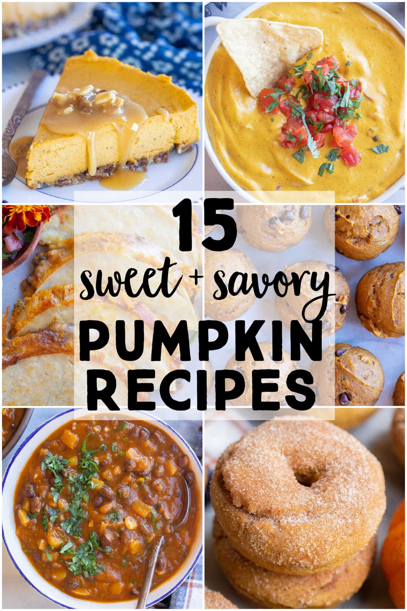 15 Favourite Candy + Savory Pumpkin Recipes