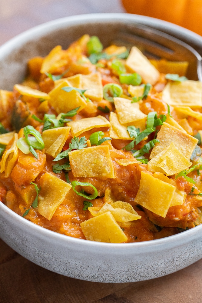 Pumpkin Pinto Bean Taco Skillet