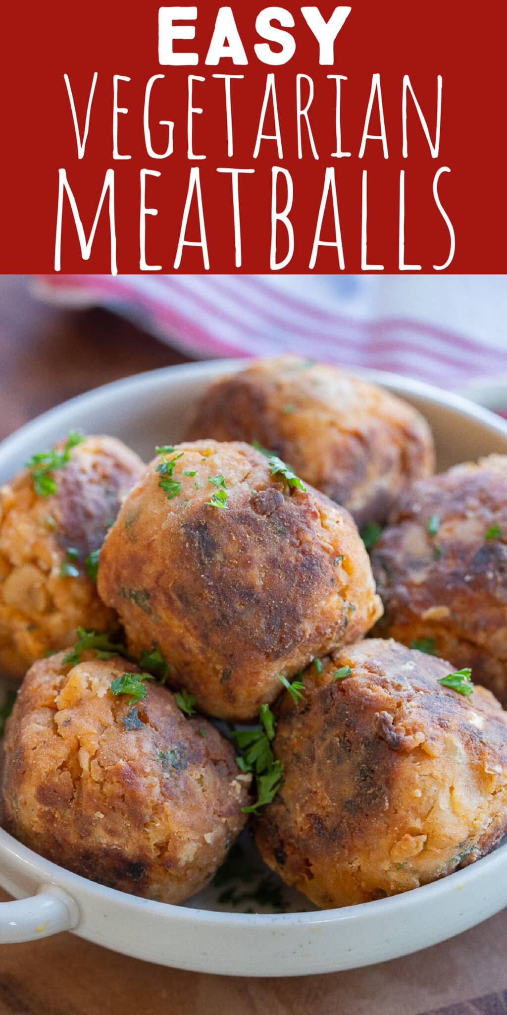 Easy Vegetarian Meatball Recipe - She Likes Food