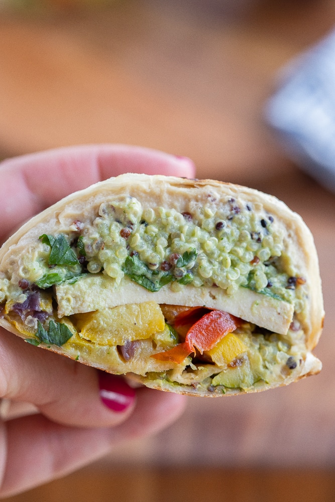 Excessive Protein Vegetarian Wraps – She Likes Meals