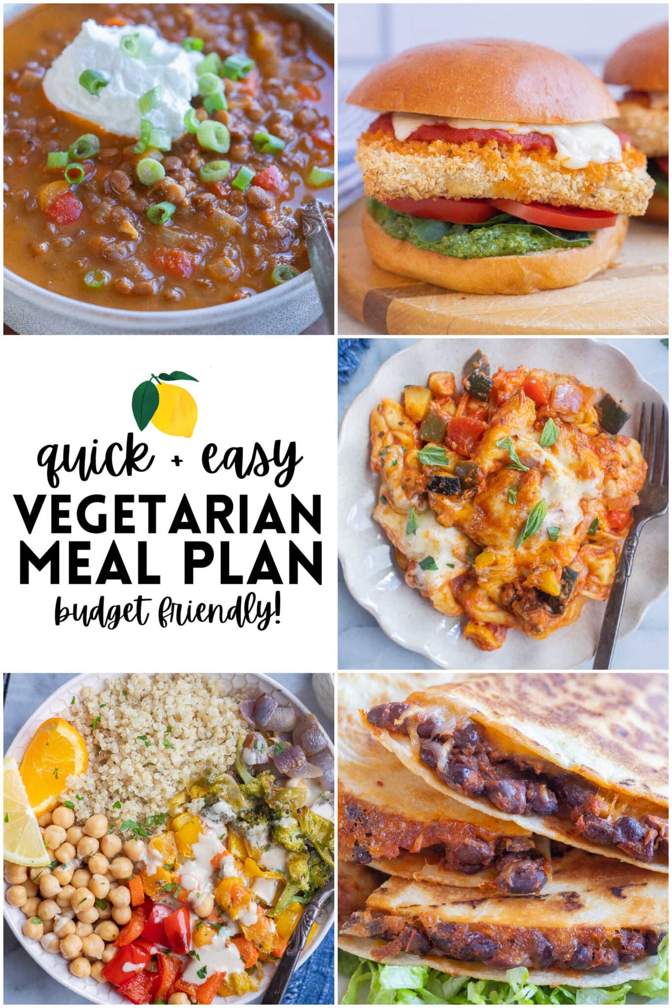 Straightforward Vegetarian Meal Plan – Week 17 Straightforward Vegetarian Meal Plan – Week 17